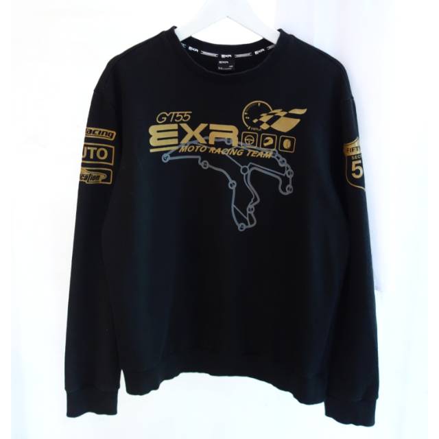 EXR Moto Racing Team Sweater Crewneck Biker Rider Original Branded