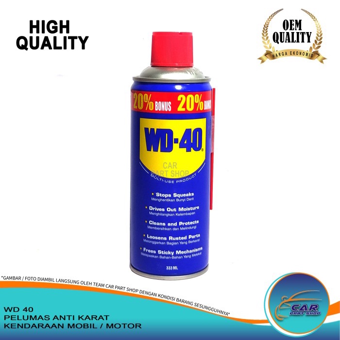 PELUMAS ANTI KARAT KENDARAAN MOBIL MOTOR WD 40