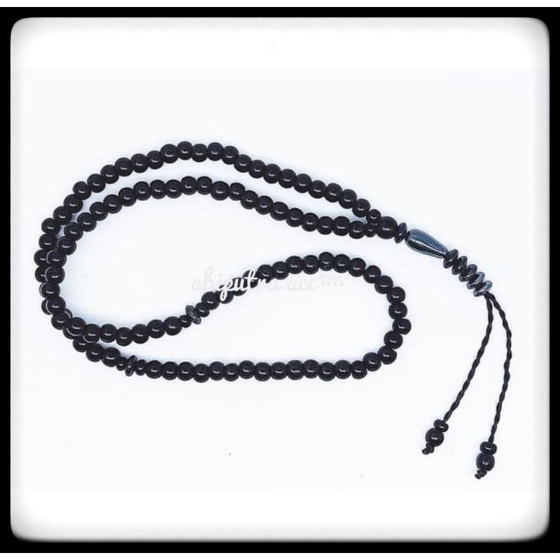 TASBIH BATU LIMBAD 99 BUTIR ASLI NATURAL / TASBIH KESEHATAN BATU BLACK JADE / TASBIH MUSLIM OLEH OLEH HAJI DAN UMROH TASBEH