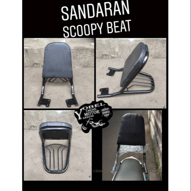 Sandaran belakang motor scoopy beat dewasa
