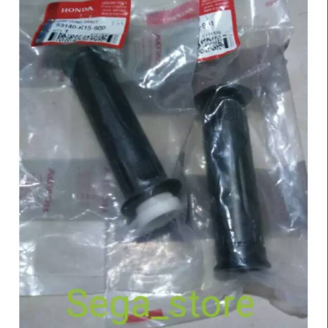 Handgrip handfat honda sonic 150 ori original AHM 53140-K15-900 53166-KYJ-900