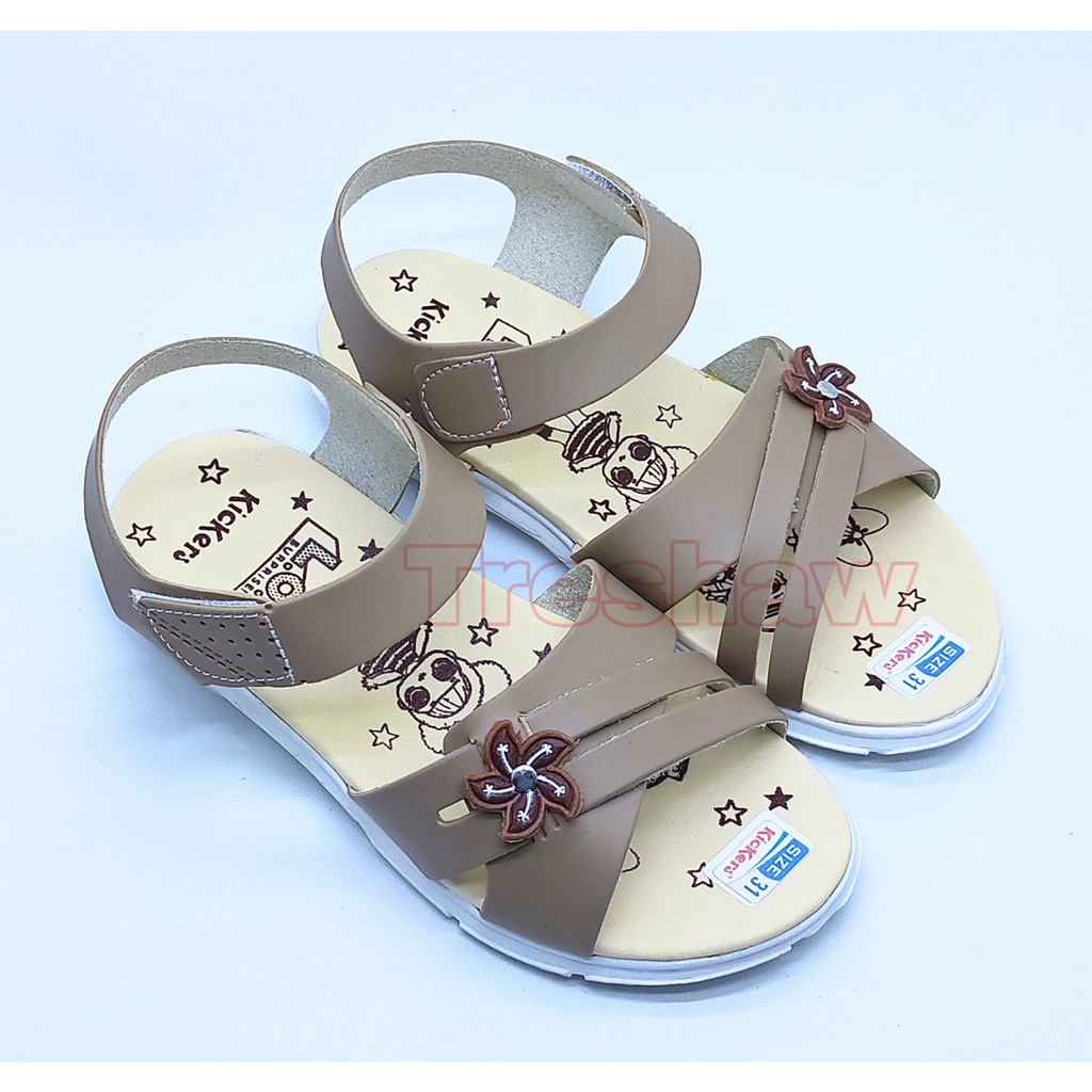 Sandal Anak Perempuan Kickers Slingback Model Terbaru | Sandal Anak Let | Sandal Anak Kickers | Sandal Import Anak