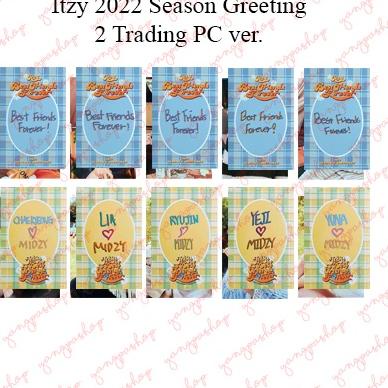 ㊘ [READY / SET ALL MEMBER] 2022 SEASON ISJI GREETINGS PHOTOCARD FAN MADE UNOFFICIAL SG YANGPASHOP IT