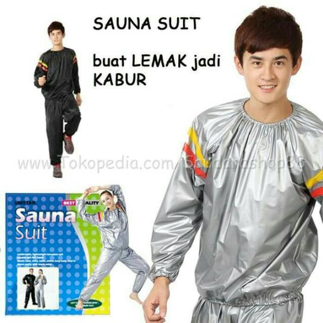 Baju sauna Suit / Jaket Sauna /Baju jogging/pakaian Jogging/Jaket Mengurangi Lemak/baju olahraga