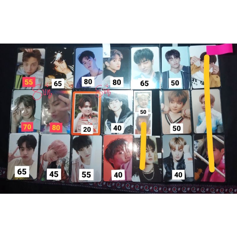 PHOTOCARD PC JUNGHWAN HARUTO MASHIHO JEONGWOO YOSHI HYUNSUK UBUN KEMPI UNGU SAJADAH WINK KTOWN FA
