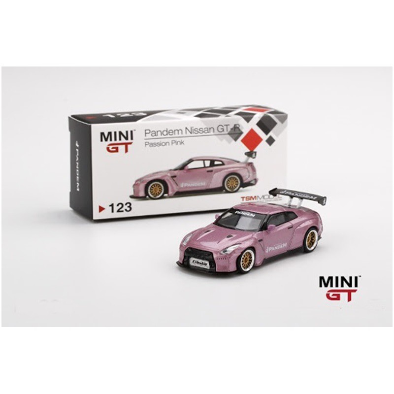 Diecast Mini GT 1/64 Pandem Nissan GTR R35 Passion Pink