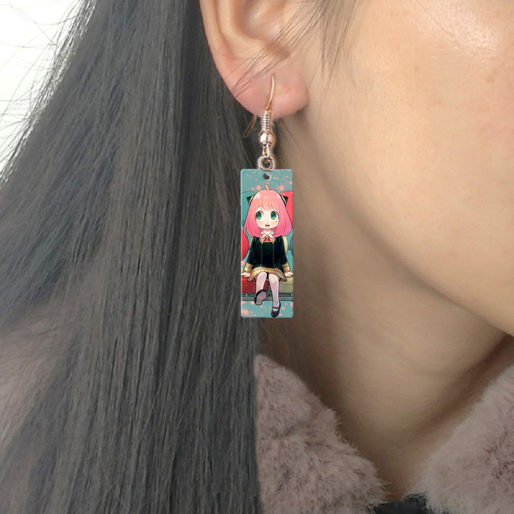 Mxbeauty Anting Anime Korea Trendy Elegan Lucu Untuk Perempuan Yor Forger Bond Bear Menjuntai Drop Earrings