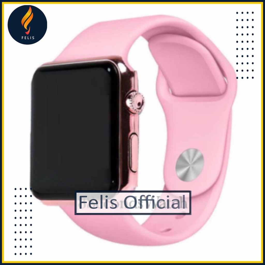 JAM Tangan Pria Wanita Digital Anti Air Trend Terbaru 2021 Jam Tangan Cewek Casual Main Kecil Elegan Murah F020-Pink Body Rosegold