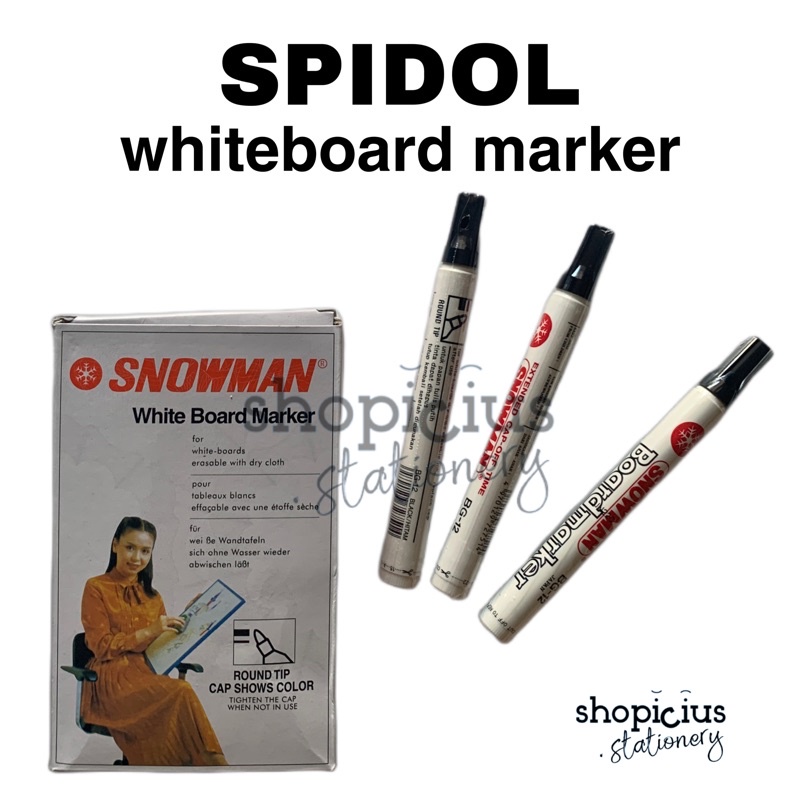 

Spidol Whiteboard Snowman Hitam