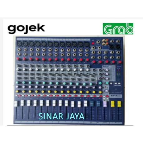Mixer soundcraft efx 12 12channel stereo efx12