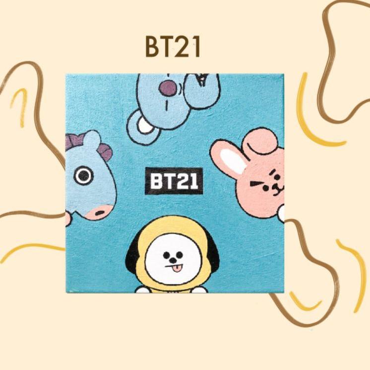 

ZVE Paint By Number BT21 (1) | ByPainters | Painting Set | 20x20cm Kanvas & 7 Akrilik | Cat & Melukis 902ZXSO