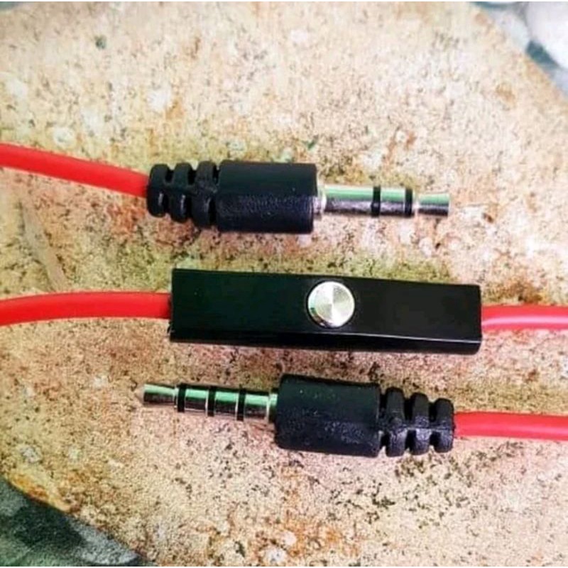 Kabel Headphone Bluetooth Dengan Jack AUX Input Atau Perangkat Audio Lain Jack 3,5 mm TRS To TRRS De