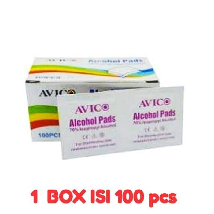 Cod Tissue Basah Alkohol Tisu Alcohol Swab Onemed Kapas Avico Pads