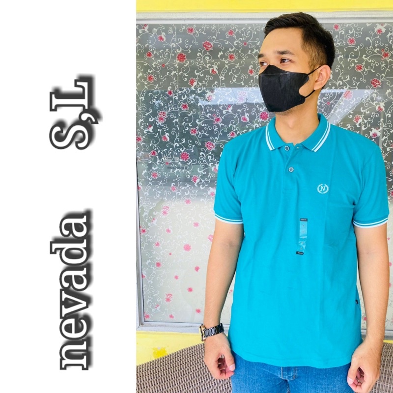 Kaos Nevada Kerah Murah
