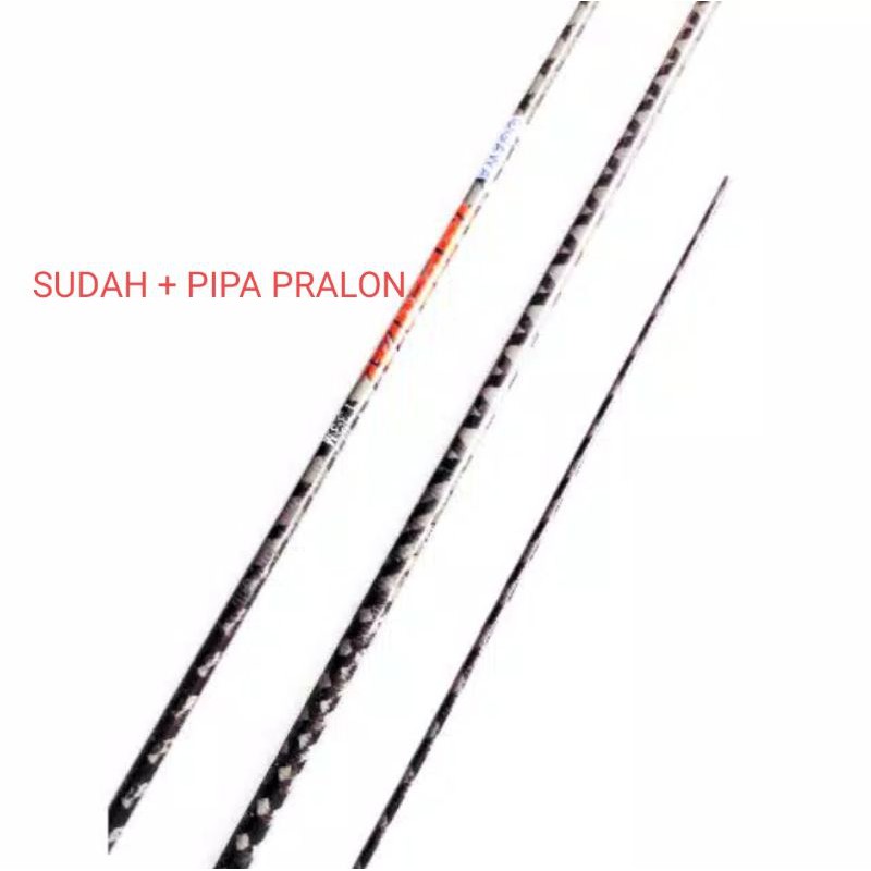 Stik Carbom OGAWA IMPERIAL 1.33 M/MH Stick Micro Berlobang Ujung Joran Pancing Kolam