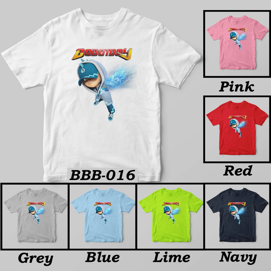 [FREE NAMA!!] Kaos Anak &amp; Family BoboiBoy 100% COTTON PREMIUM