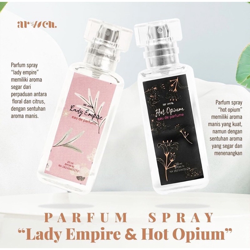 ❤ MEMEY ❤ ARVVEN Eau De Parfum 20ml | Minyak Wangi