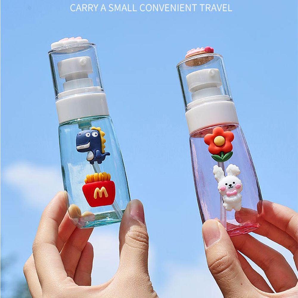 Agustinina Anime Lotion Bottle Portable Kartun Perawatan Kulit Shampoo Alat Kecantikan Botol Isi Ulang