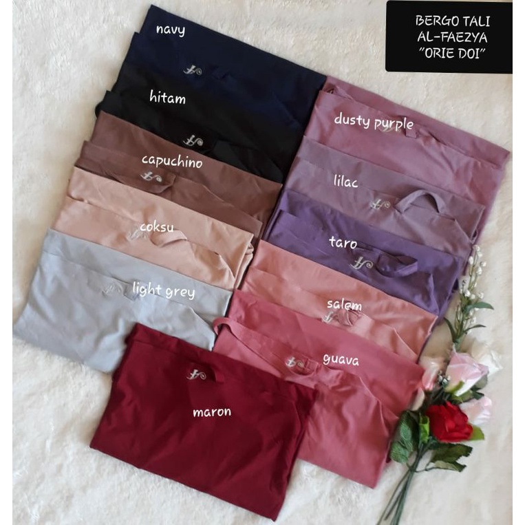 (((Original DOI))) Hijab instan Maryam Tali jersey AL-FAEZYA-1