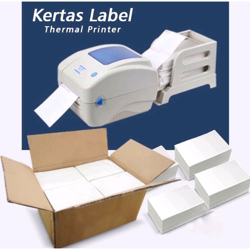 

KERTAS THERMAL STICKER 100x150 mm ISI 500PCS WATERPROOF