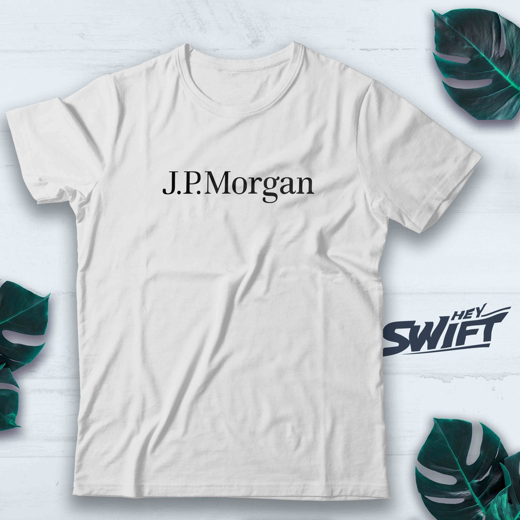 KAOS JP J.P MORGAN LOGO T-SHIRT BAJU DISTRO