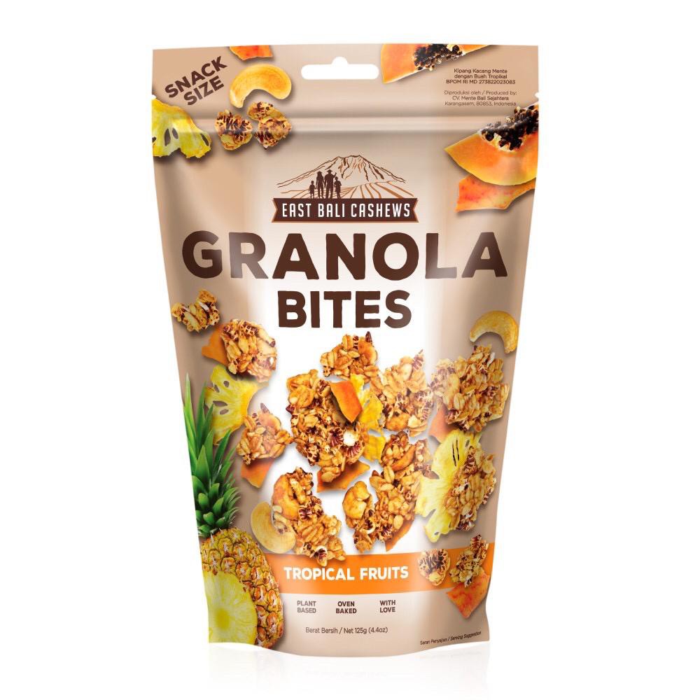 

EAST BALI CASHEW - Granola Bites Tropical Fruits 125g