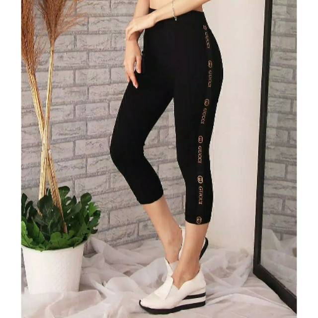 NEW LEGGING IMPORT MURAH 7/8 LIST COKLAT