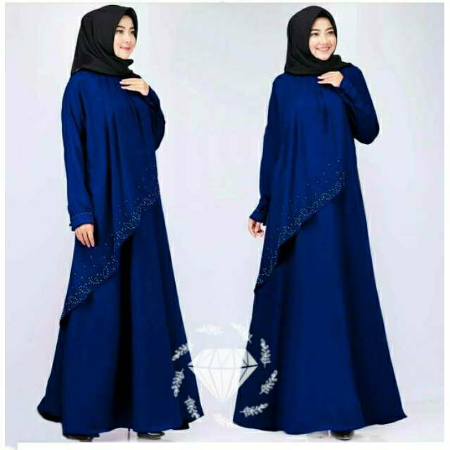 MAXY MANDA MOTE, VELVET, GAMIS, HIJAB, MUSLIM, DRESS