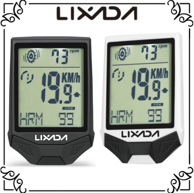 Speedometer Lixada XHBC335 Wireless include Heart Rate, Cadence &amp; Bracket