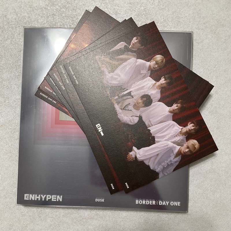 postcard enhypen album dusk OFFICIAL