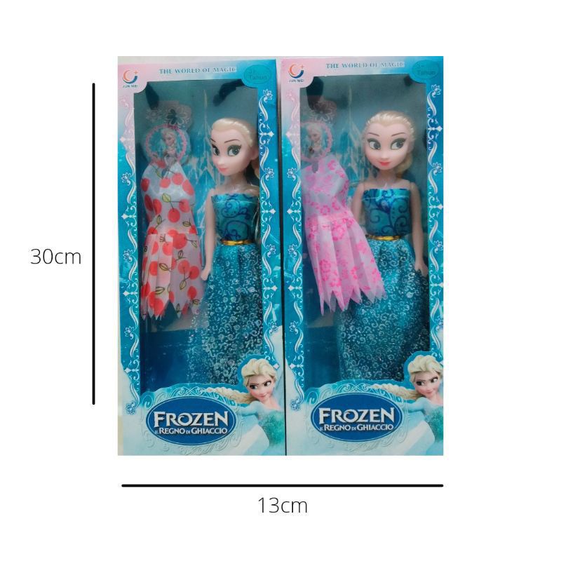 MAINAN ANAK BONEKA BARBIE FROZEN SUDAH TERMASUK BAJU