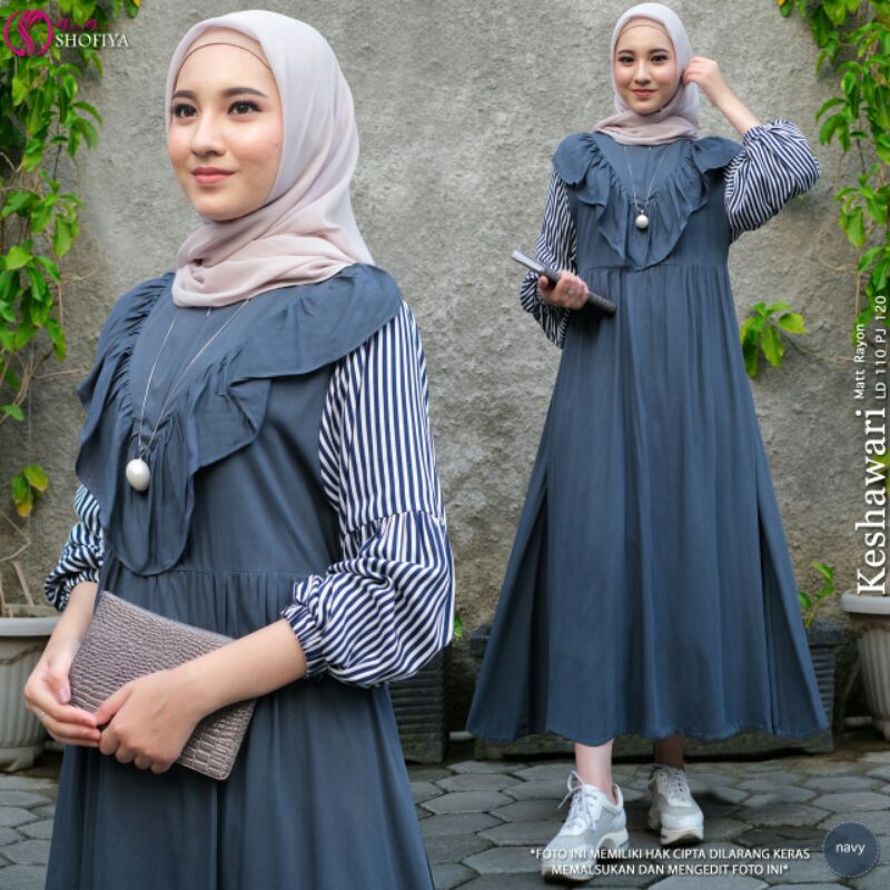 KESHAWARI, RENI,SAFIA  Midi Dress Ori by Shofiya