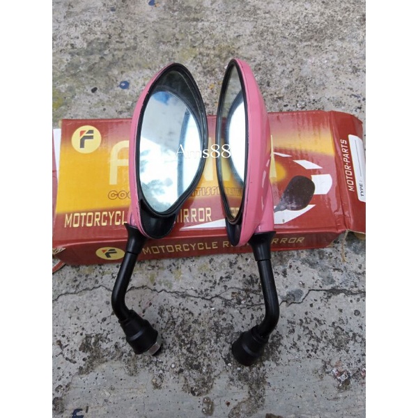 Sepasang Set Spion Mini Pink Model Spion X1 Honda Yamaha Beat Vario Scoopy  mio fino mio soul mio sporty xeon vixion dll