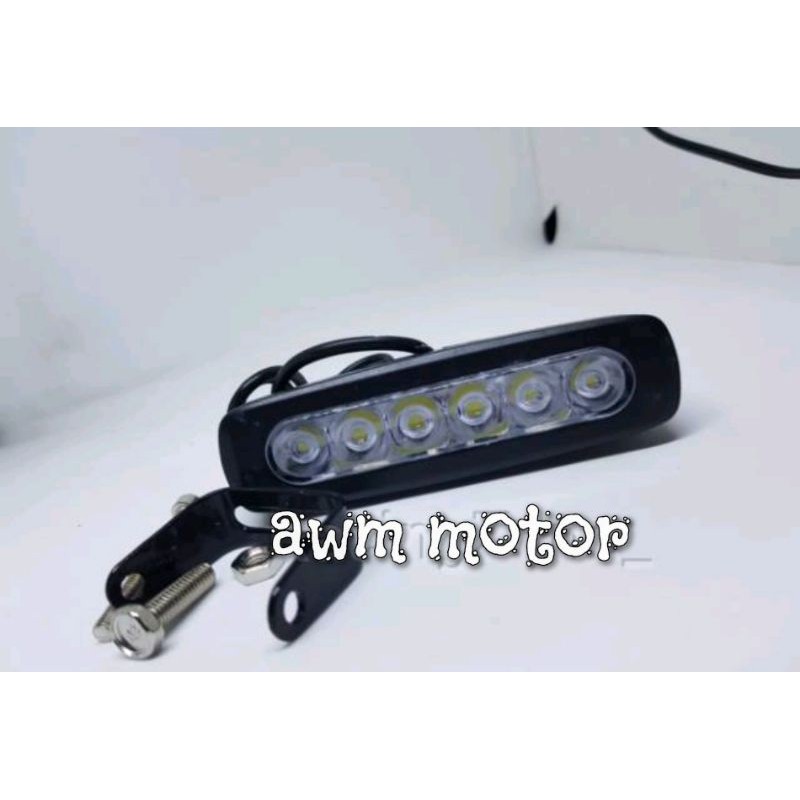 Lampu Tembak Sorot 6 Led Cree Bar Mini Terang