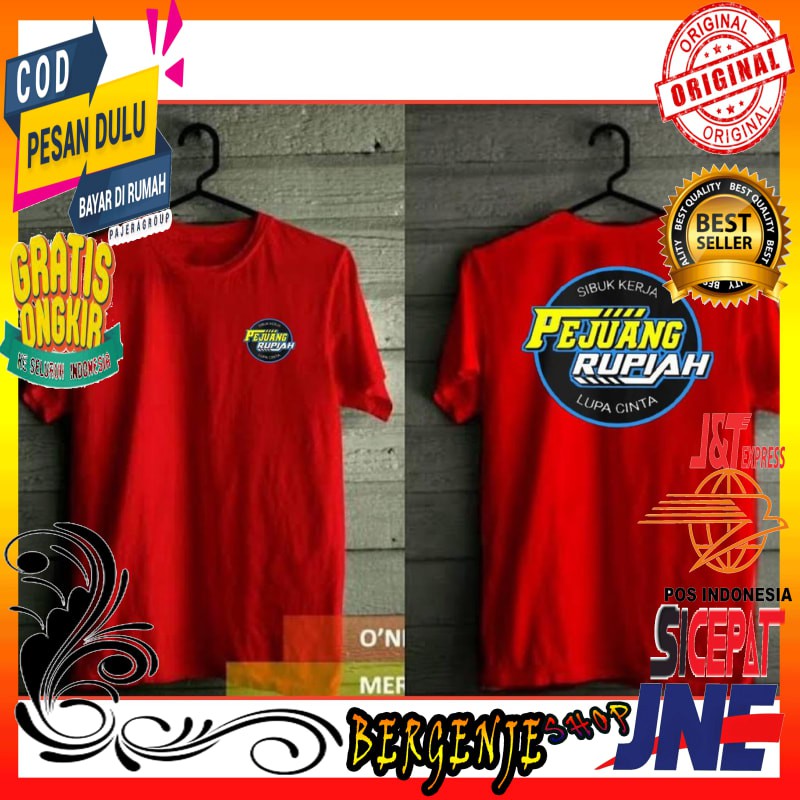 KAOS PEJUANG RUPIAH MERAH E2 / KAOS PEJUANG RUPIAH