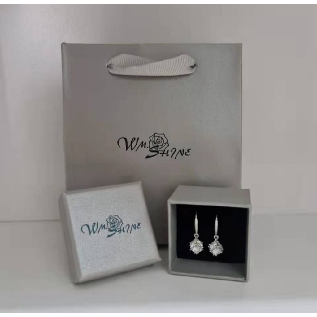 Wm.Shine Diamond Earrings 027 Anting Wanita Perak S925