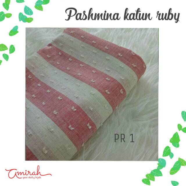 PASHMINA PASTEL KATUN RUBIAH