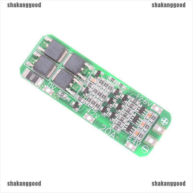 Skid Papan PCB BMS Pelindung Charger Baterai Li-ion 18650 3S 20A 12.6V