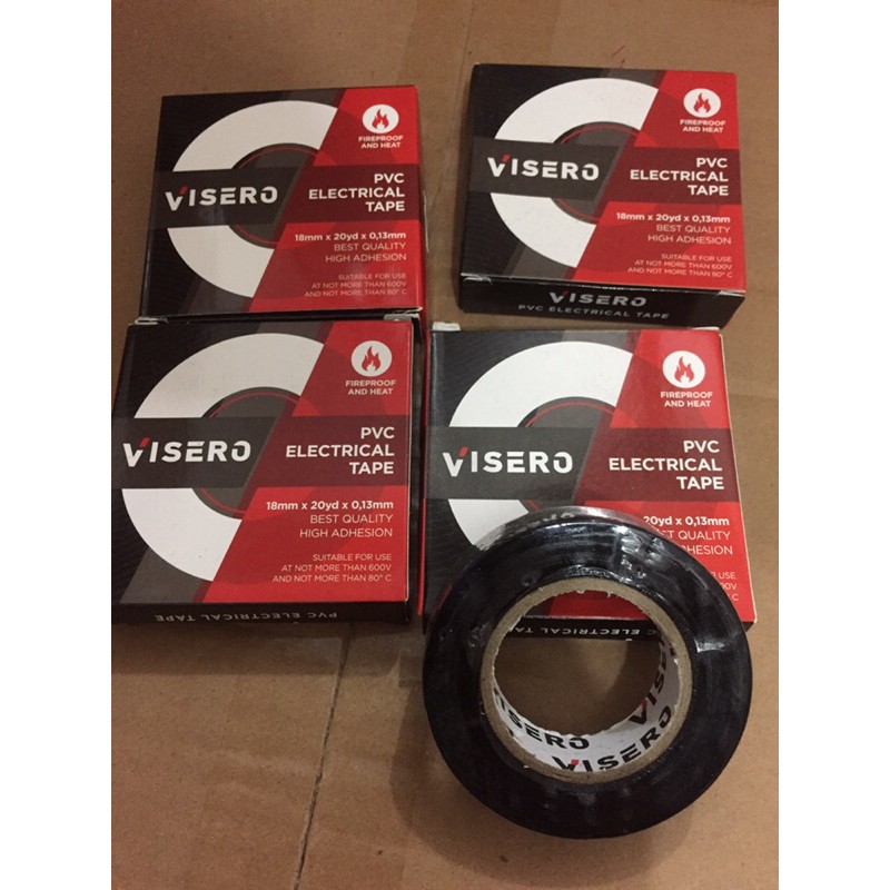 

Lakban/isolasi kabel/selotip kabel Visero hitam