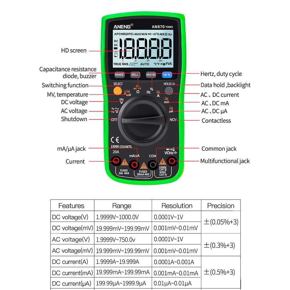 Digital Multimeter Voltage Tester - AN870