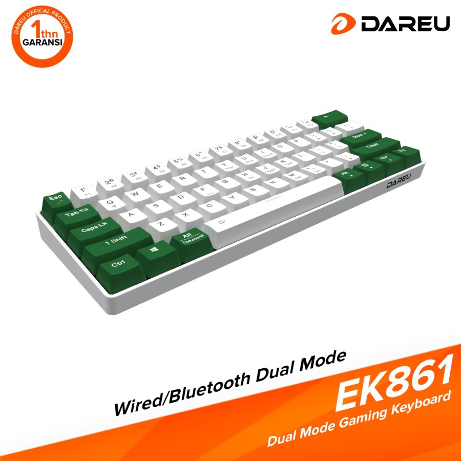 Keyboard Gaming Wireless Mechanical Dareu EK861