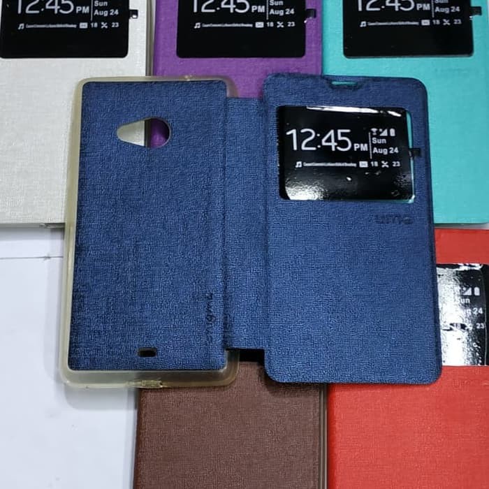 NOKIA LUMIA 535 / N535 sarung flip cover ume/ sarung model buku MANTUL