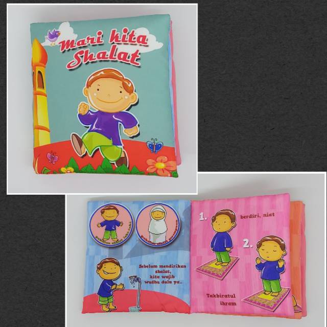 Buku Bantal Anak Alif Ya | Buku Kain Edukasi | Mainan Softbook [ Bunda Altaf ]