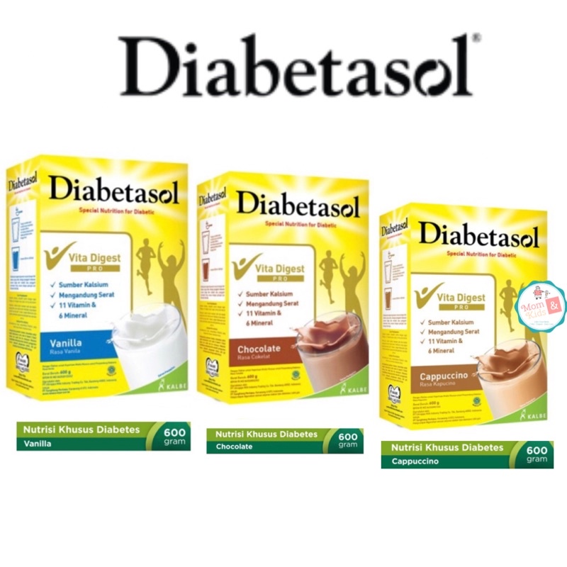 Diabetasol Vanila Coklat 600 gram