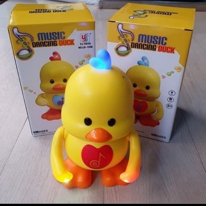 Mainan Anak Laki-laki Perempuan 3 4 5 tahun Bebek Joget Dancing Duck Light and Music YJ3026-Mainan Edukasi Anak