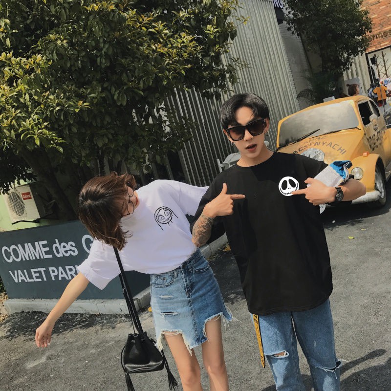 tumblr tee couple baju kapelan termurah pusatnya kaos tumblr keren baju couple JACK SALLY