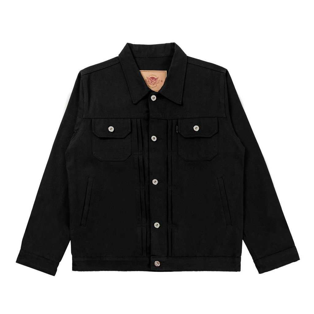 STELLAR SUPER BLACK DENIM JACKET TYPE II - JAKET JEANS