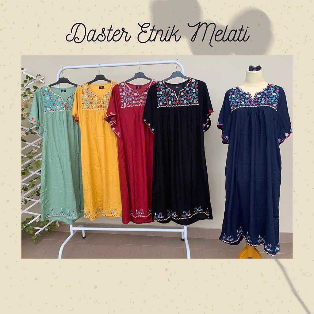 Daster Bordir Etnik Daisy