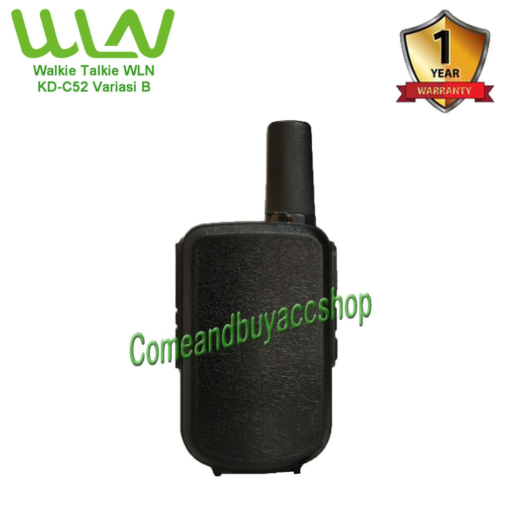 HT WLN KD-C52 HITAM (ISI 2 PCS) Tanpa Charger Desktop - LIST VARIASI 1