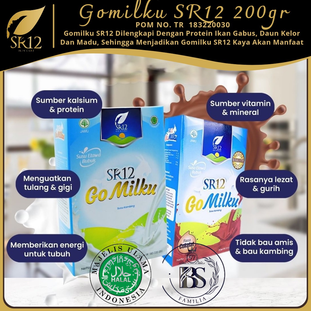 

SUSU KAMBING ETAWA GOMILKU SR12 200GR SUSU KAMBING GOMILKU HERBAL BPOM AMAN SUSU GOMILKU SR12 BERSERTIFIKAT HALAL MUI